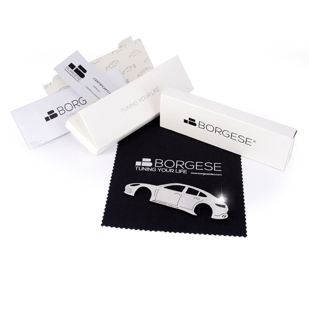 Porsche Panamera Polished Stainless Steel Bottle Opener Cod. S143A134