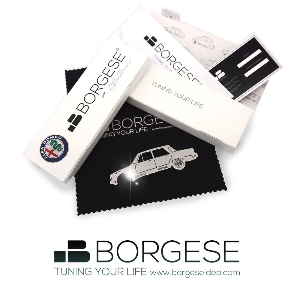 Apribottiglia Alfa Romeo Giulia 1962 foto packaging