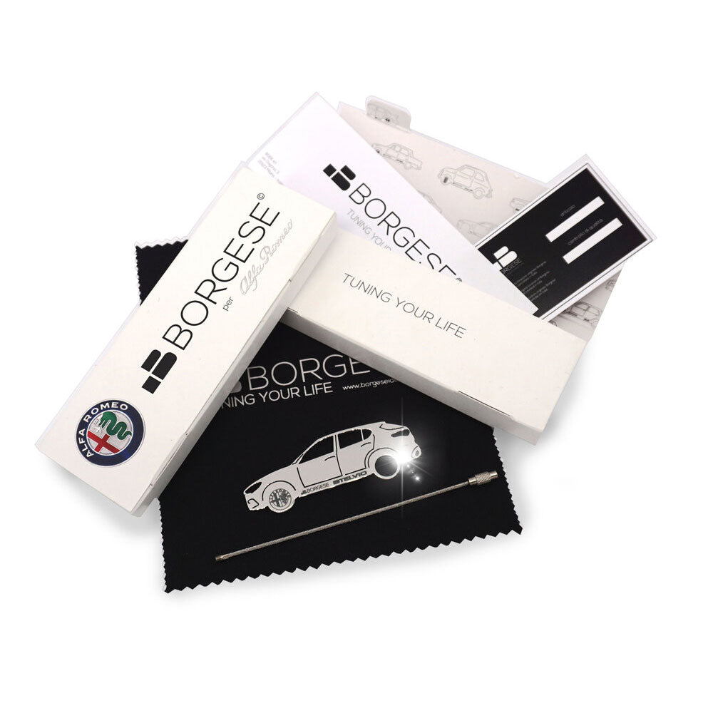 Alfa Romeo Stelvio Portachiavi Foto packaging