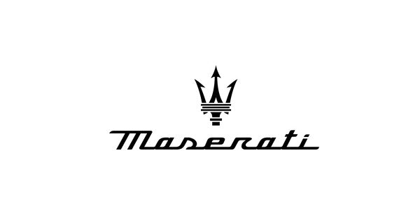 Logo del brand di automobili della Maserati