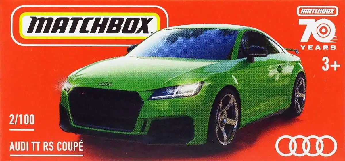 Audi TT RS Coupe #02 Green - Matchbox - Scala 1/64 Circa