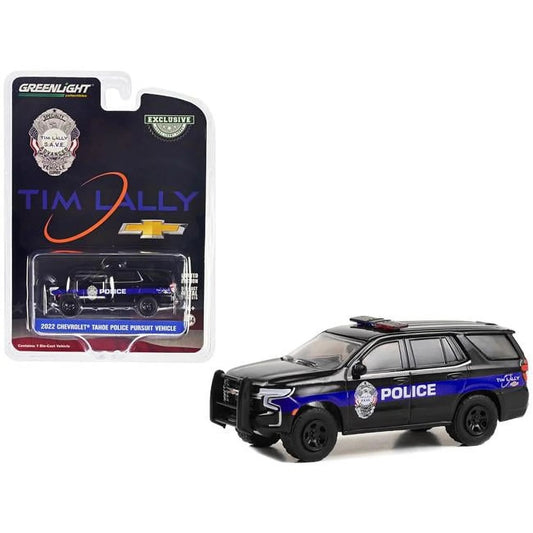 Chevrolet Tahoe Police Pursuit Vehicle Tim Lally - Greenlight - Scala 1/64