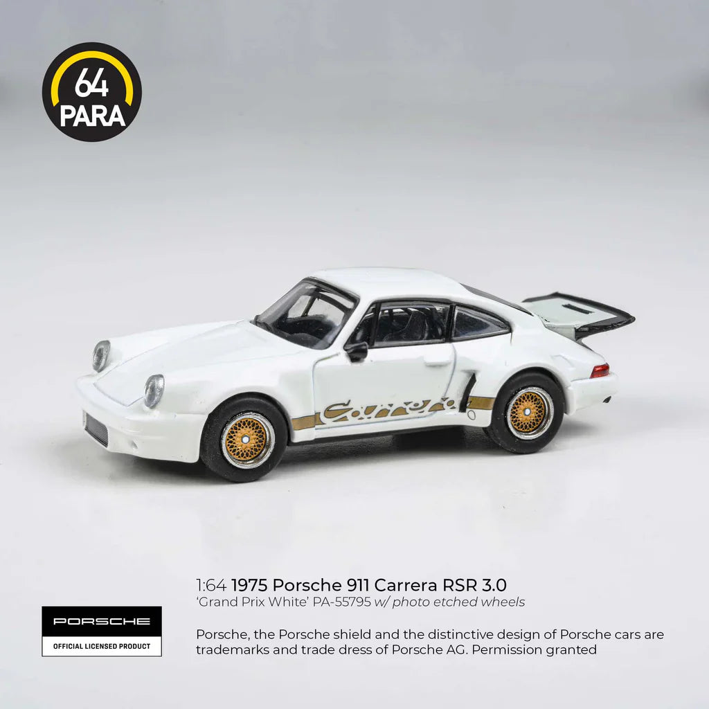 Porsche 911 Carrera RSR 3.0 Grand Prix White LHD - Para64 - Scala 1/64