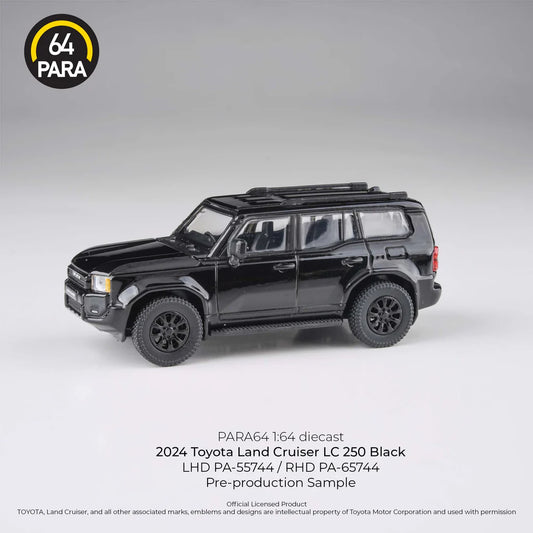 2024 Toyota Land Cruiser 250 Prado Black LHD - Para64 - Scala 1/64