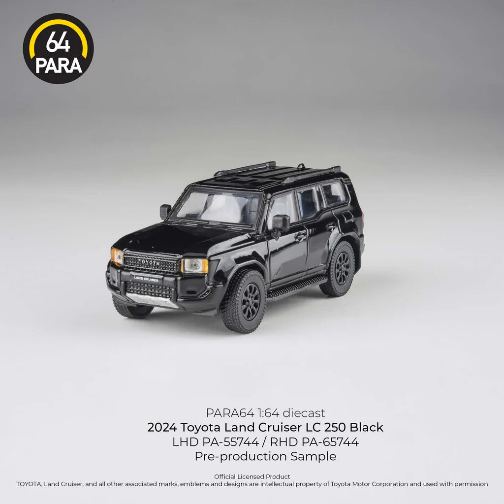 2024 Toyota Land Cruiser 250 Prado Black LHD - Para64 - Scala 1/64
