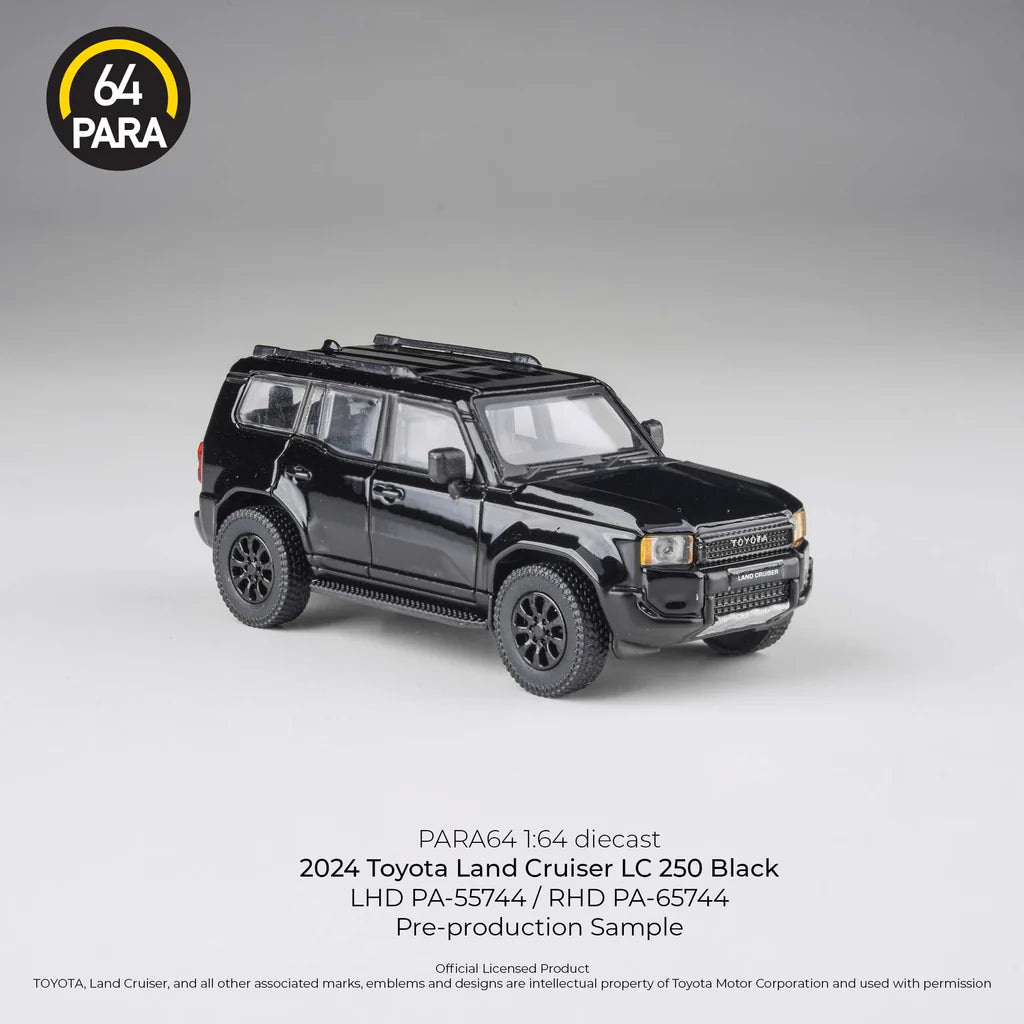 2024 Toyota Land Cruiser 250 Prado Black LHD - Para64 - Scala 1/64