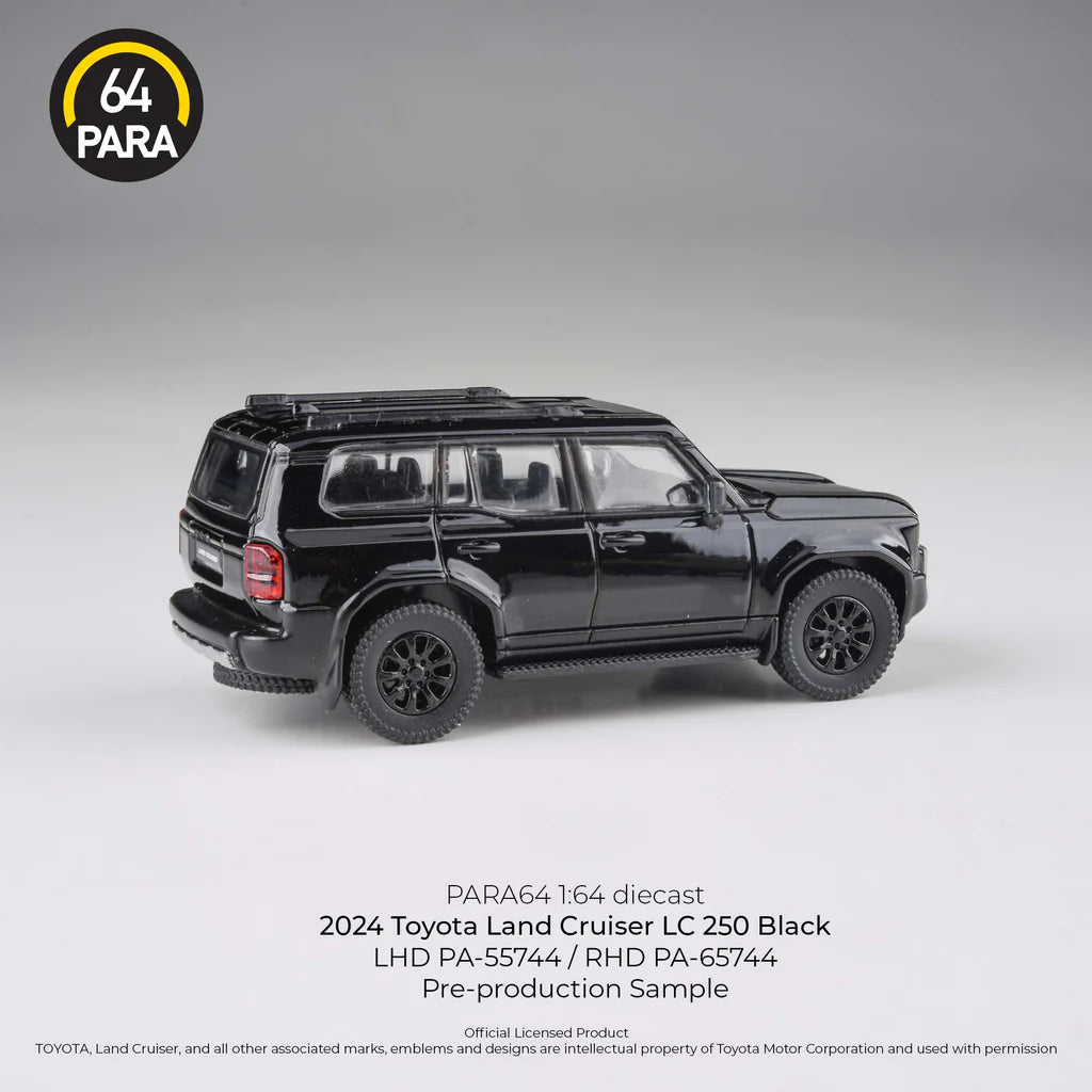 2024 Toyota Land Cruiser 250 Prado Black LHD - Para64 - Scala 1/64
