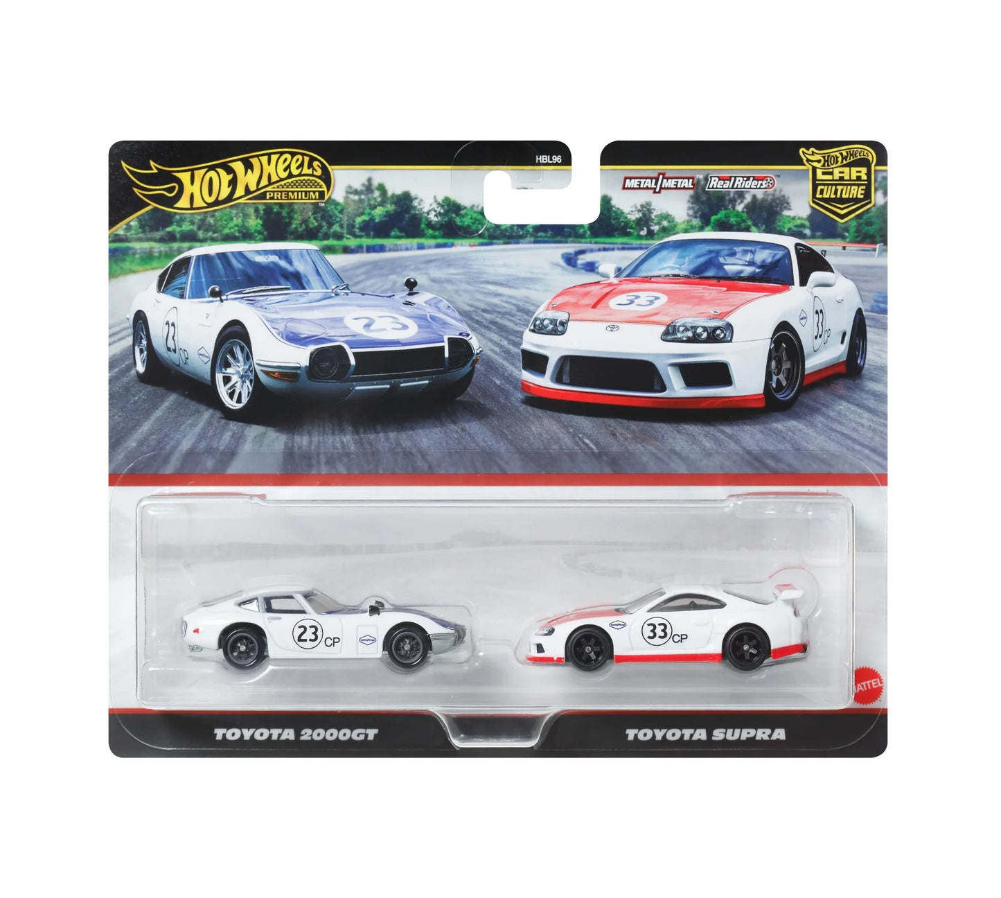 2-Pack Toyota 2000GT - Toyota Supra - Hot Wheels Premium - Scala 1/64