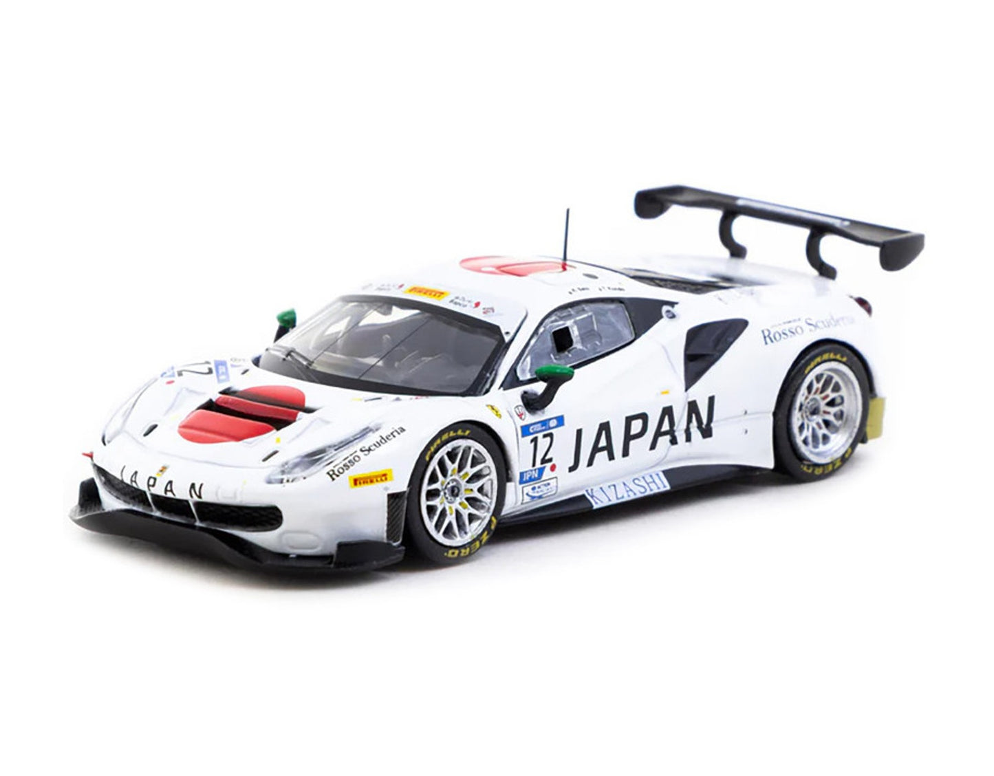 Ferrari 488 GT3 FIA GT Nations Cup 2018 T.Kondo / K.Seto Japan Limited Edition - Tarmac Works HOBBY64 - Scala 1/64 T64-072-18GTN12