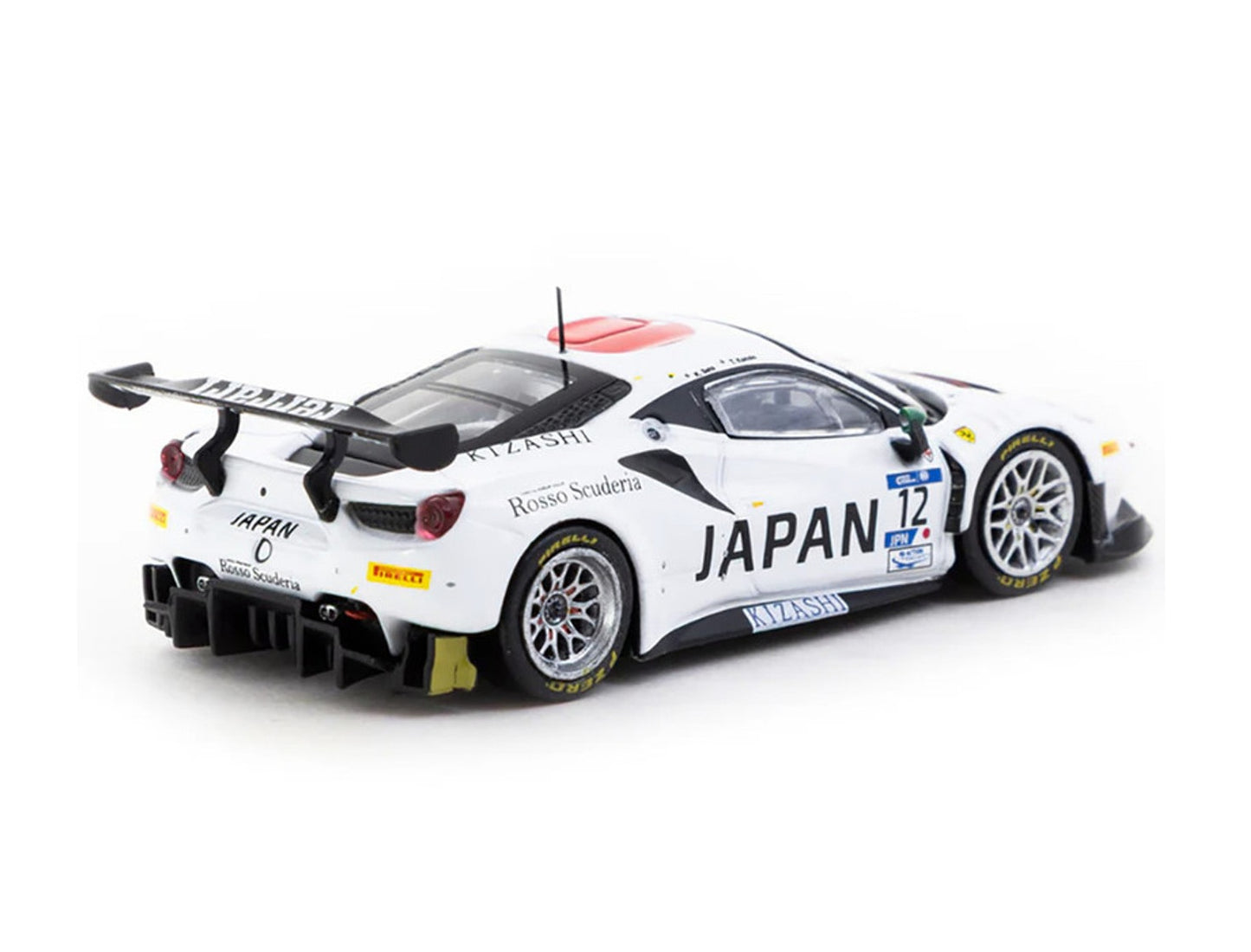 Ferrari 488 GT3 FIA GT Nations Cup 2018 T.Kondo / K.Seto Japan Limited Edition - Tarmac Works HOBBY64 - Scala 1/64 T64-072-18GTN12
