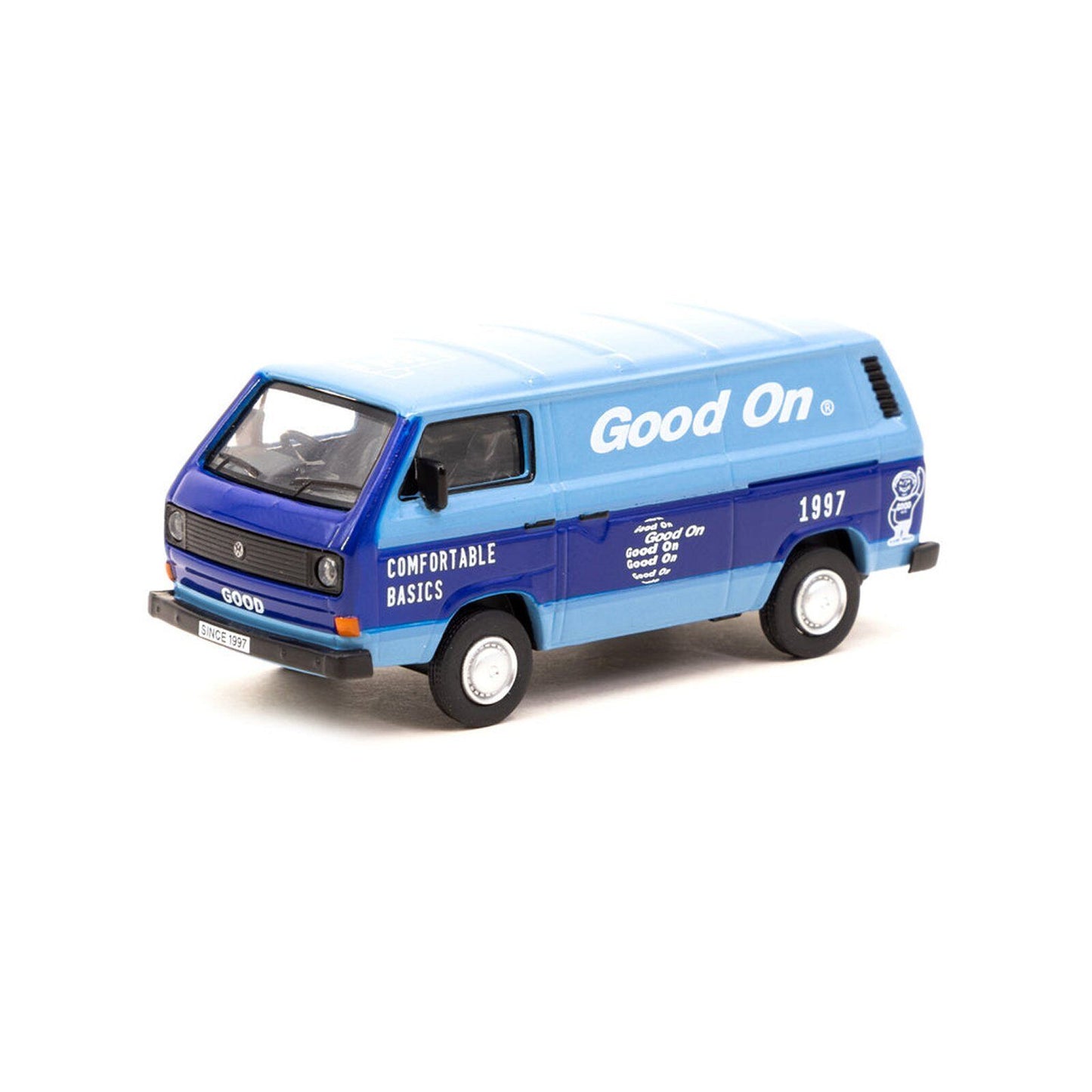 Volkswagen T3 Panel Van Blue Good On - Tarmac Works COLLAB64 Schuco - Scala 1/64 T64S-001-GO