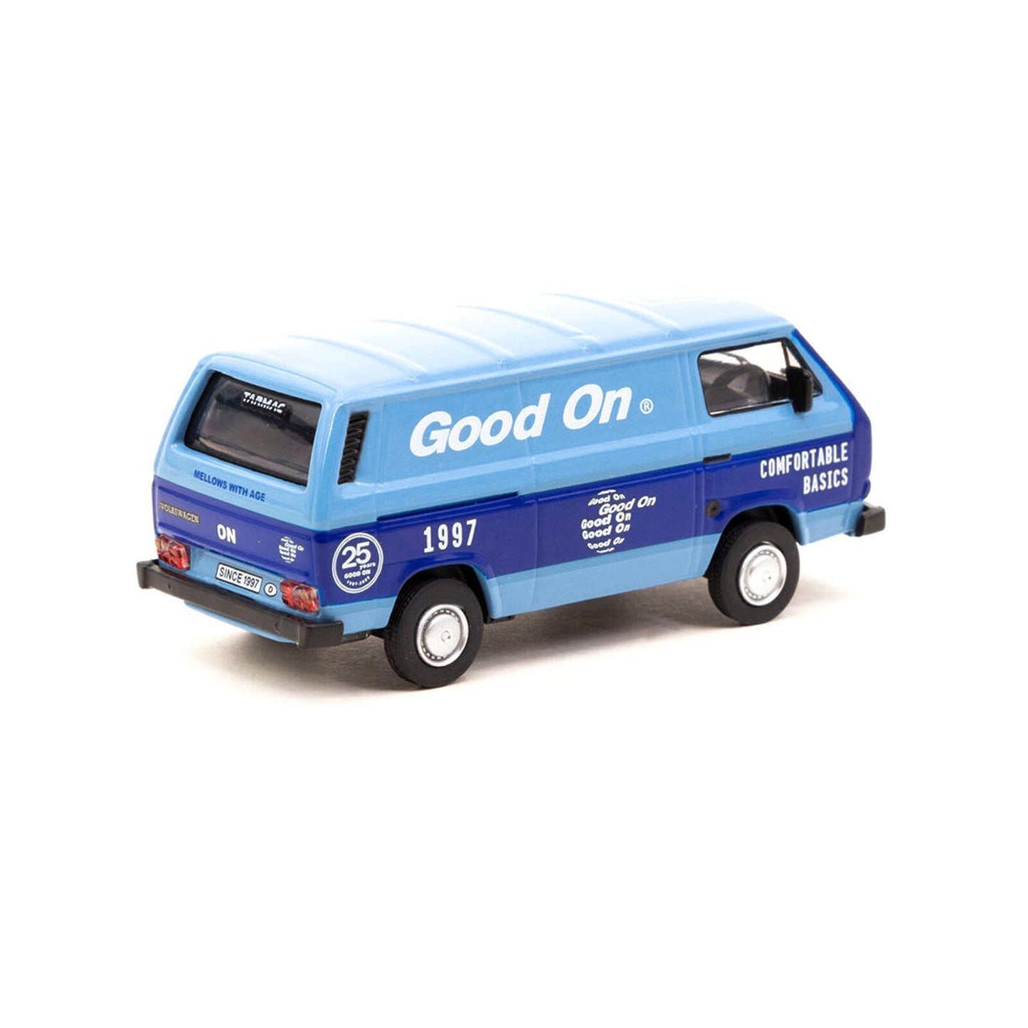 Volkswagen T3 Panel Van Blue Good On - Tarmac Works COLLAB64 Schuco - Scala 1/64 T64S-001-GO
