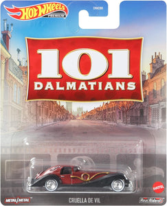 101 Dálmatas Cruella De Vil Disney - Hot Wheels premium - Escala 1/64