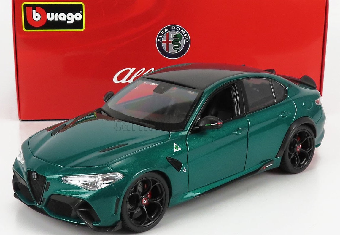 Alfa Romeo Giulia GTAm 2020 Montreal Verde - BBurago - Escala 1/18