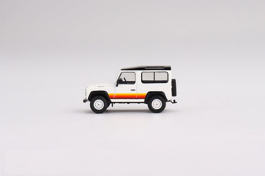 Land Rover Defender 90 Wagon White LDH - Mini GT - Scala 1/64 MGT00378