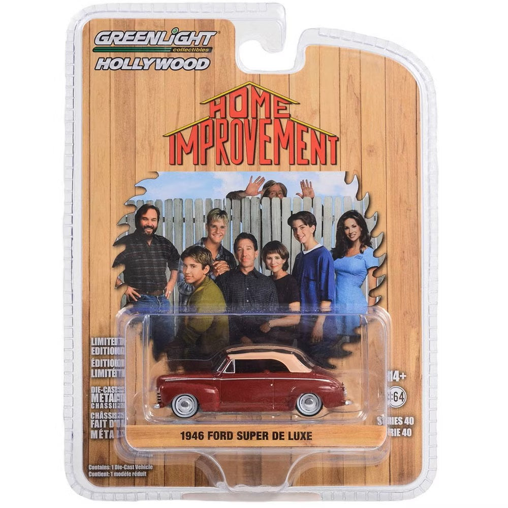 1946 Super De Luxe Convertible "Home Improvement" - Greenlight - Scala 1/64 Hollywood Series