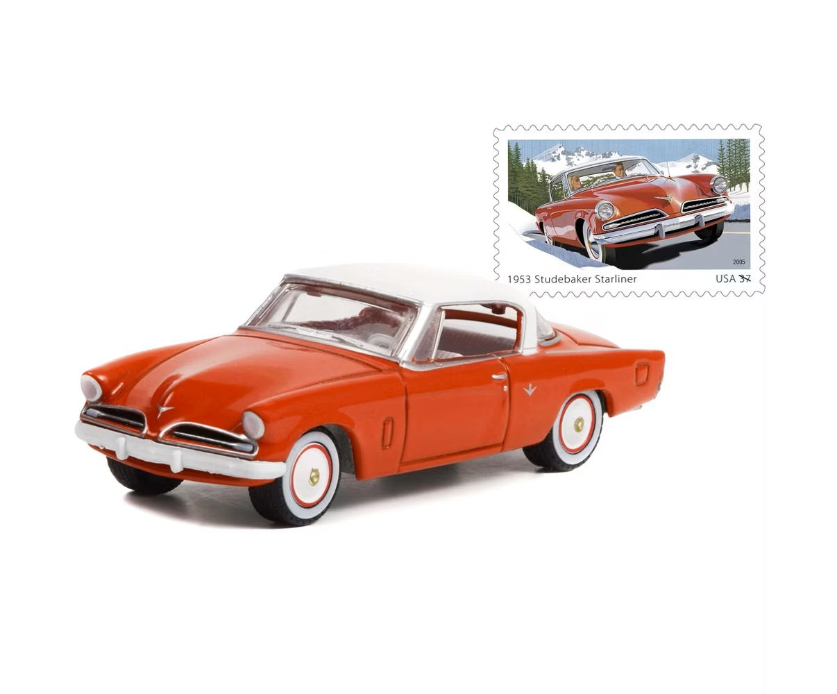 1953 Studebaker Starliner Red USPS Hobby Exclusive - Greenlight - Scala 1/64