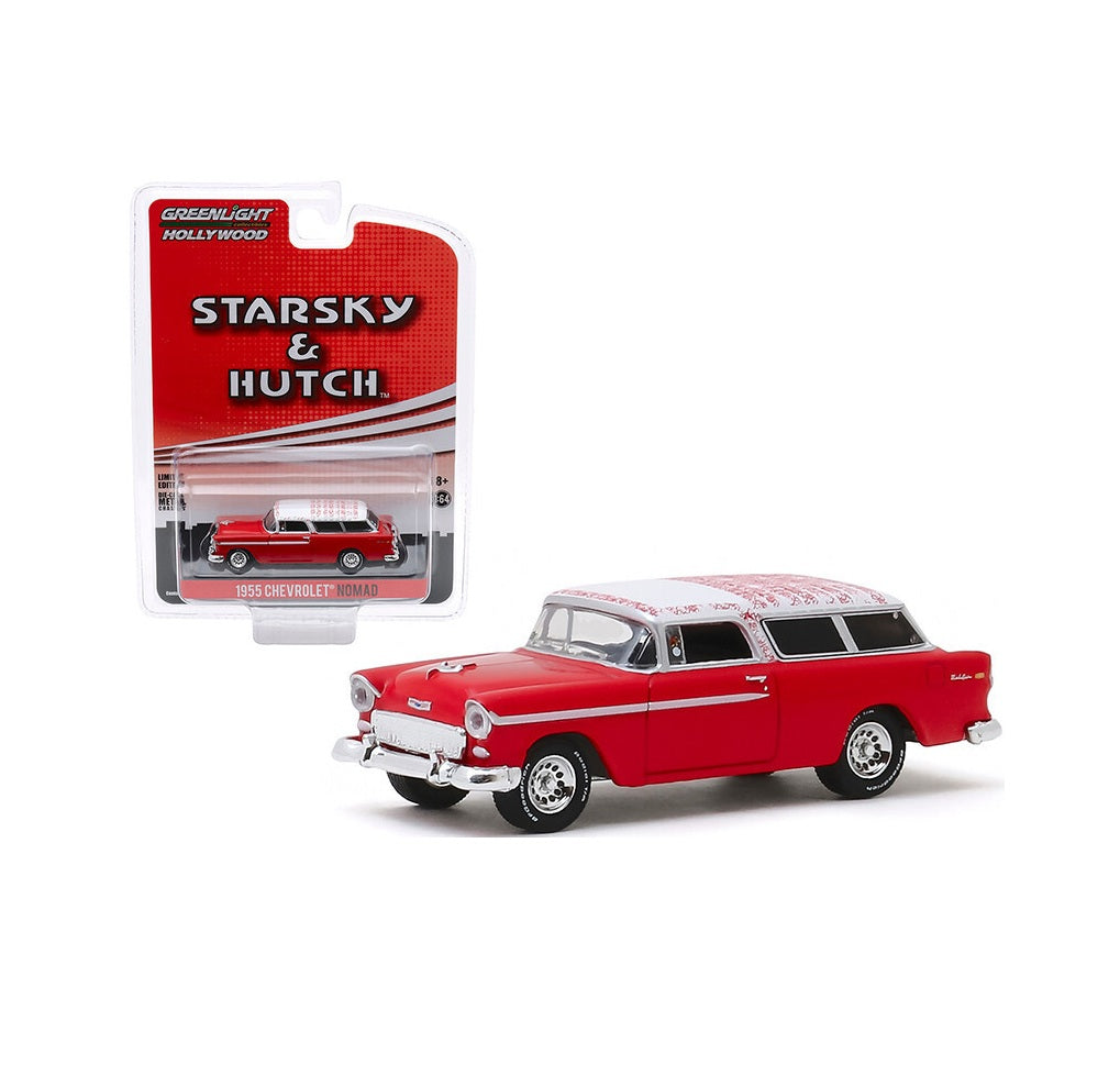 1955 Chevrolet Nomad Starsky & Hutch TV Series - Greenlight - Scala 1/64