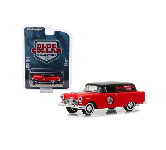 1955 Chevrolet Sedan Delivery "Marvel Mystery Oil" Series Blue Collar Collection - Greenlight - Scala 1/64