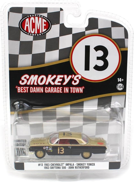 Chevrolet Impala #13 1963 Smokey Yunick - Acme Diecast - Escala 1/64