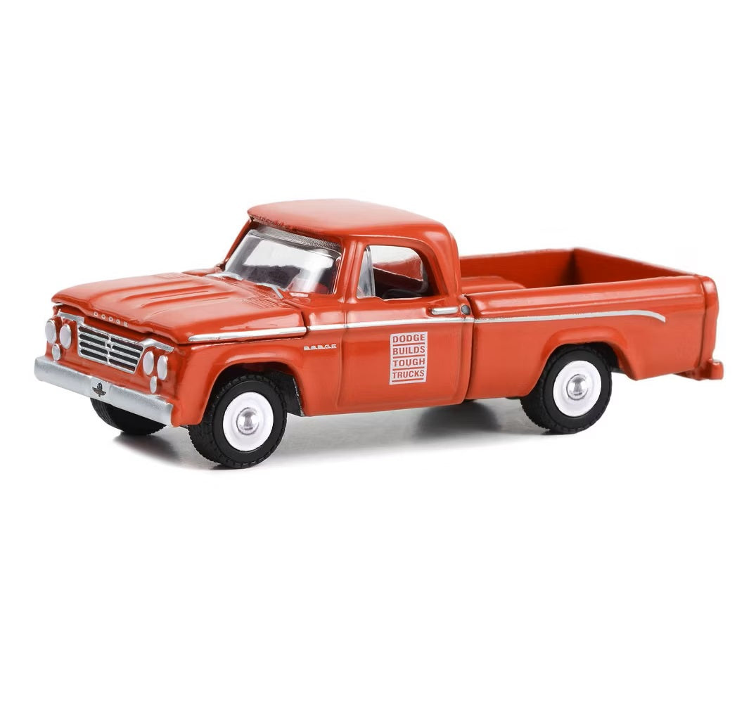 1963 Dodge D-100 Truck Indianapolis 500 Official Truck Red "Hobby Exclusive" - Greenlight - Scala 1/64