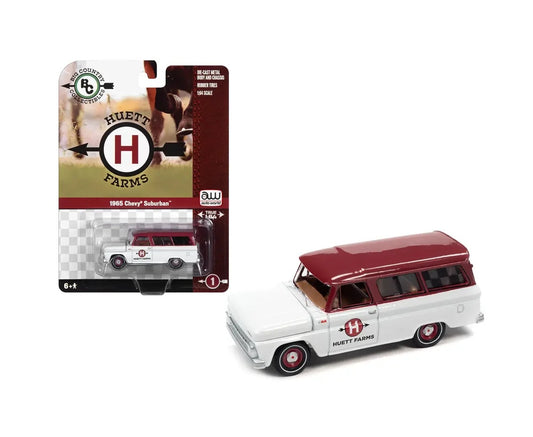 1965 Chevy Suburban Huett Farms - Auto World - Scala 1/64