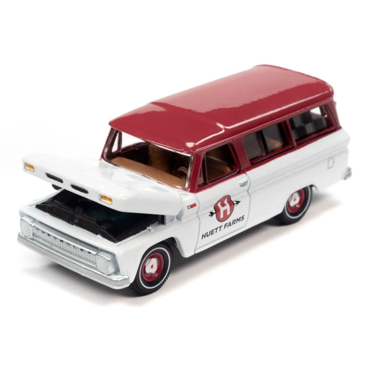 1965 Chevy Suburban Huett Farms - Auto World - Scala 1/64