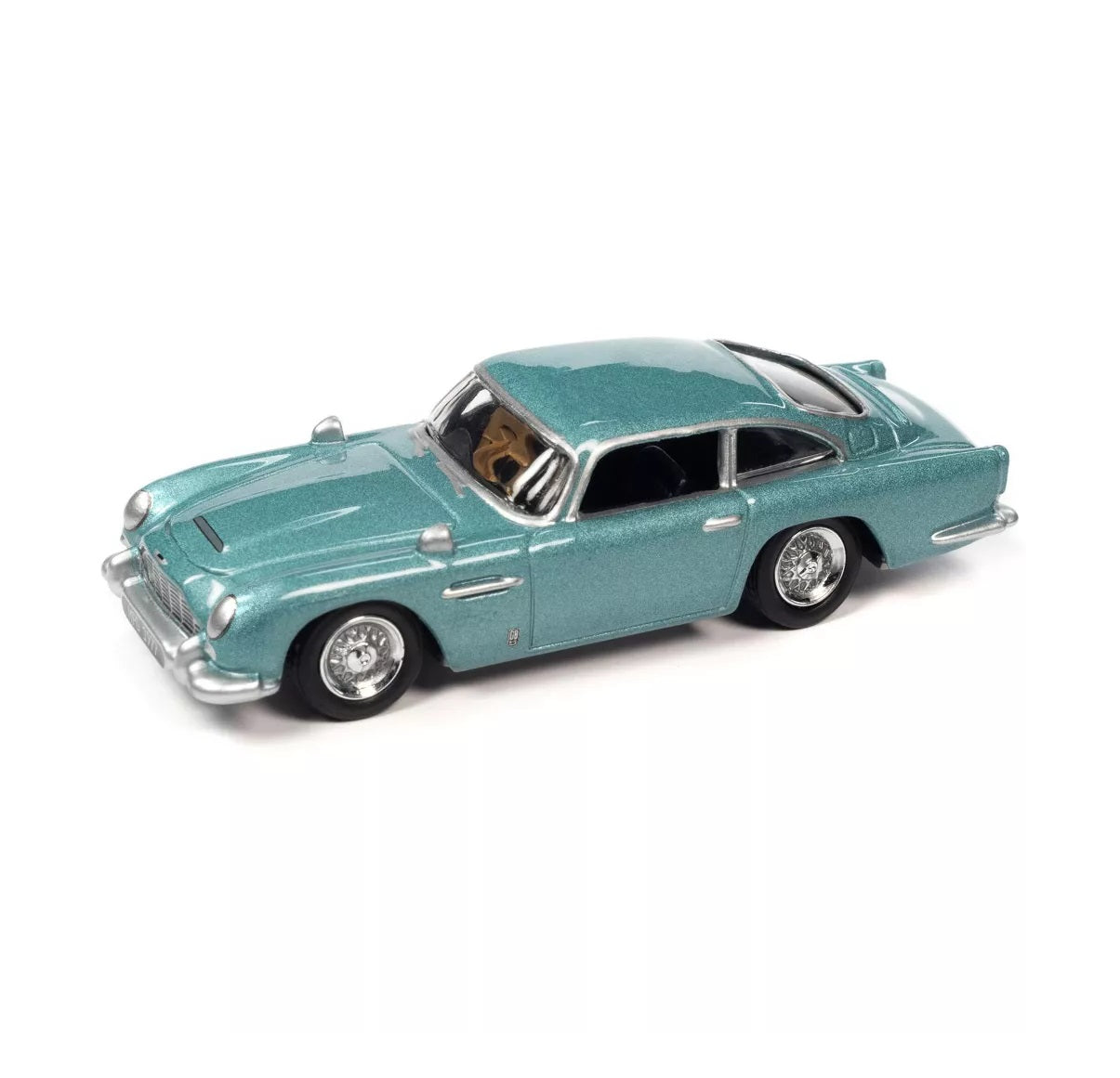 1966 Aston Martin DB5 Caribbean Pearl Blue Met "Classic Gold Collection" 2023 - Johnny Lightning - Scala 1/64