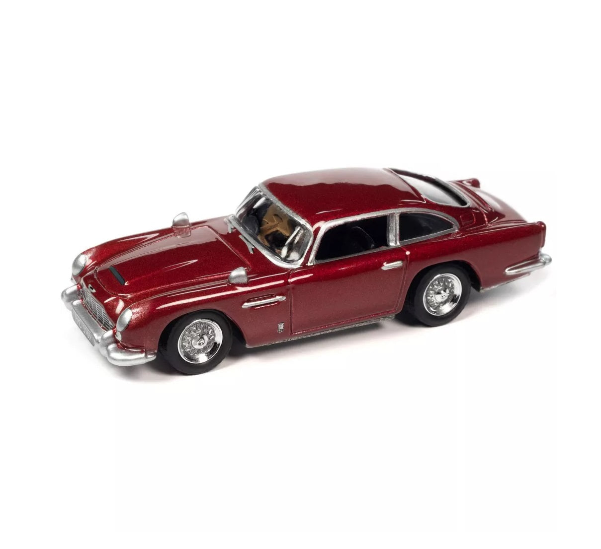 1966 Aston Martin DB5 Rossa Rubina Chiara Red Met "Classic Gold Collection" 2023 - Johnny Lightning - Scala 1/64