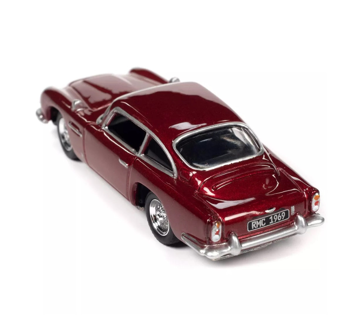 1966 Aston Martin DB5 Rossa Rubina Chiara Red Met "Classic Gold Collection" 2023 - Johnny Lightning - Scala 1/64