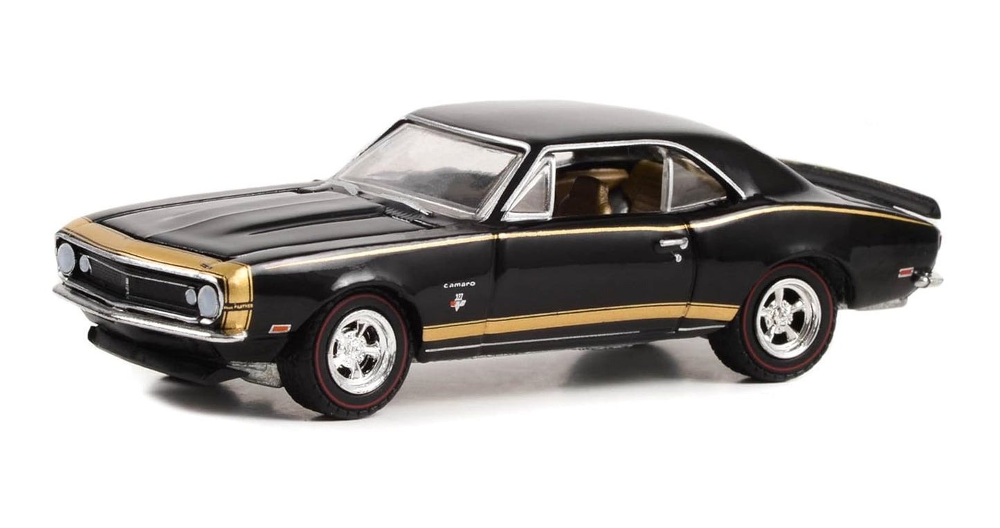 Chevrolet Camaro 1967 Black Panther - Greenlight - Escala 1/64