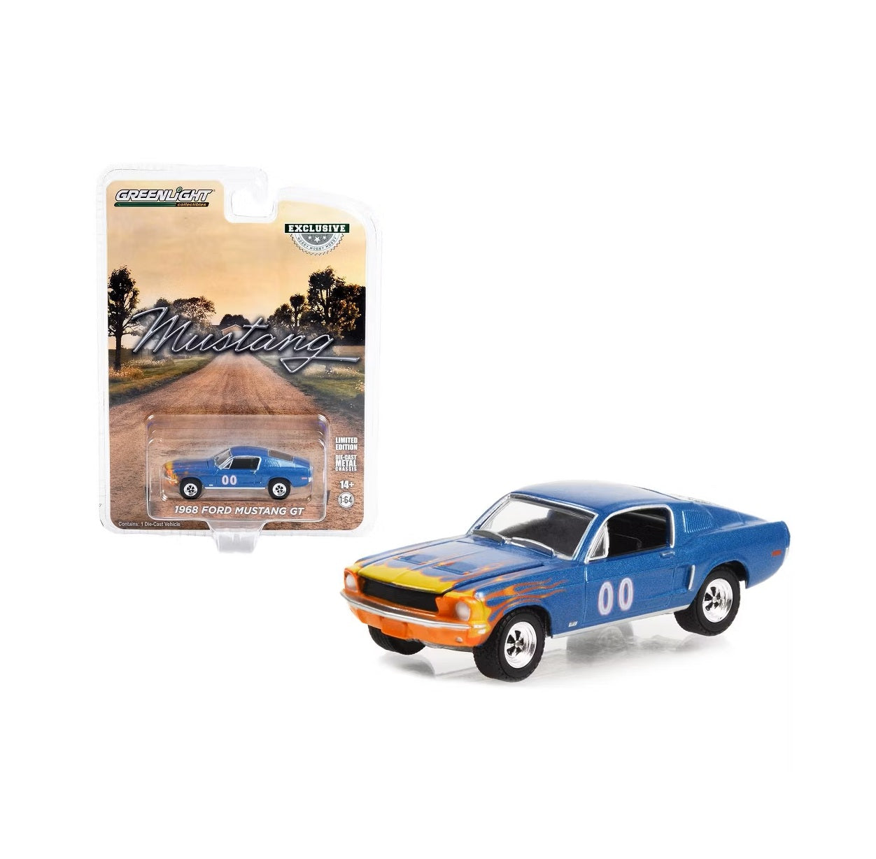 1968 Ford Mustang GT Fastback - Hobby Exclusive - Greenlight - Scala 1/64