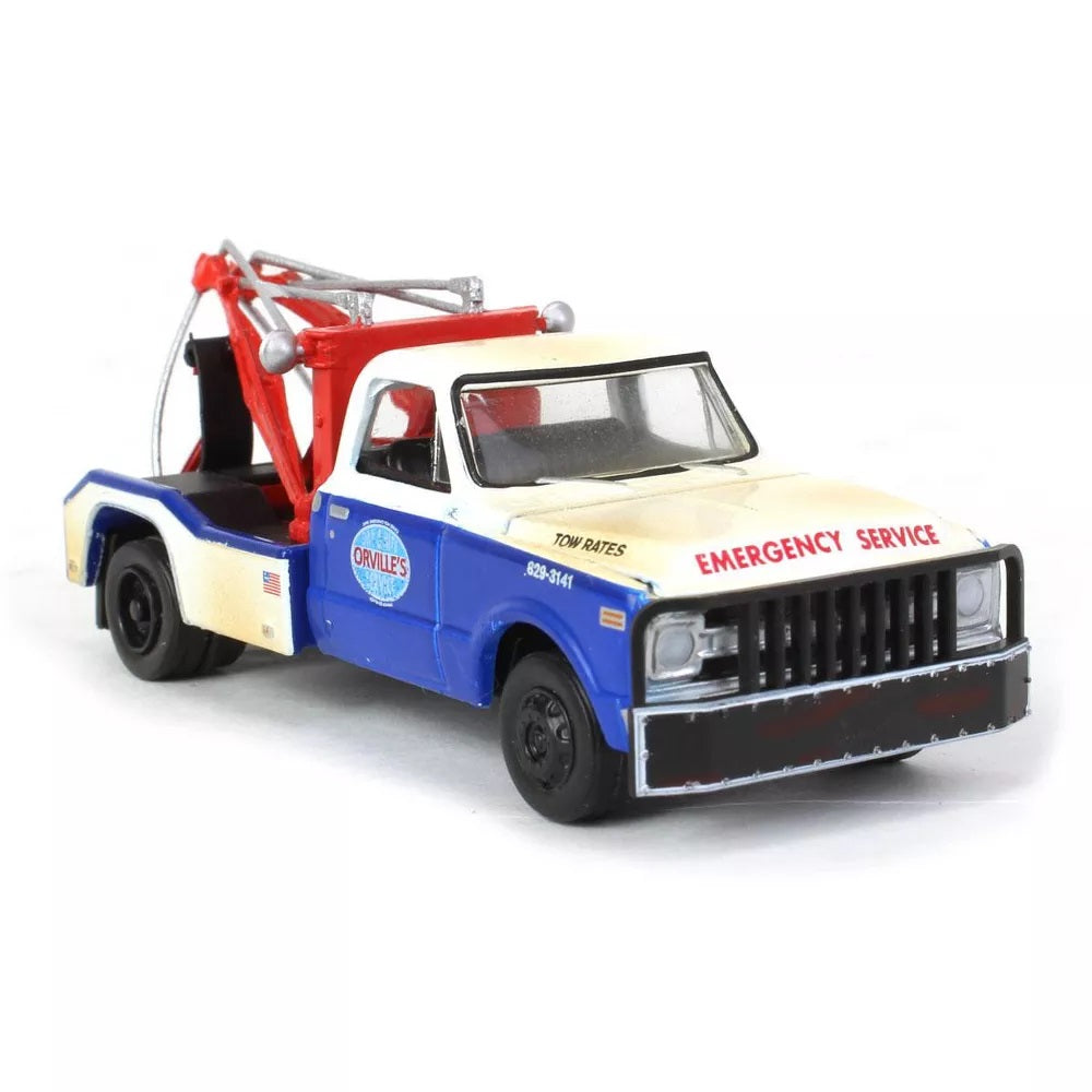 1969 Chevrolet C-30 Dually Wrecker Orvilles Day and Nite Service - Dually Drivers Series - Greenlight - Scala 1/64