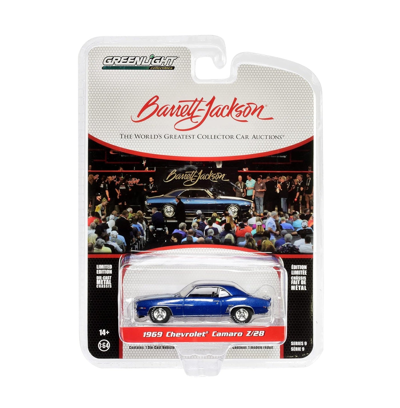 1969 Chevrolet Camaro Z28 (Lot #687.3) - Series Barrett Jackson - Greenlight - Scale 1/64
