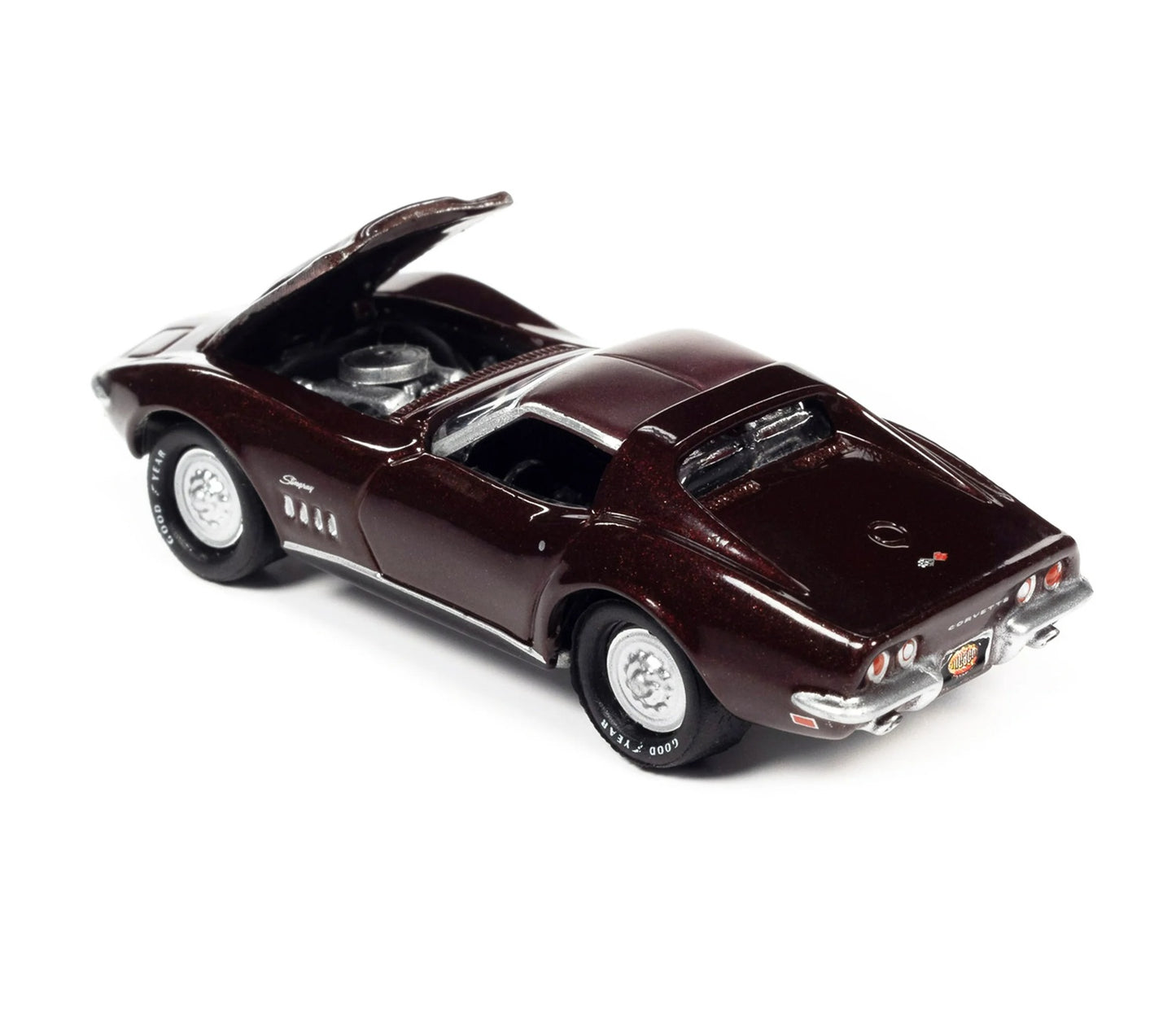 1969 Chevrolet Corvette 427 Garnet Red "MCACN" - Johnny Lightning - Scala 1/64