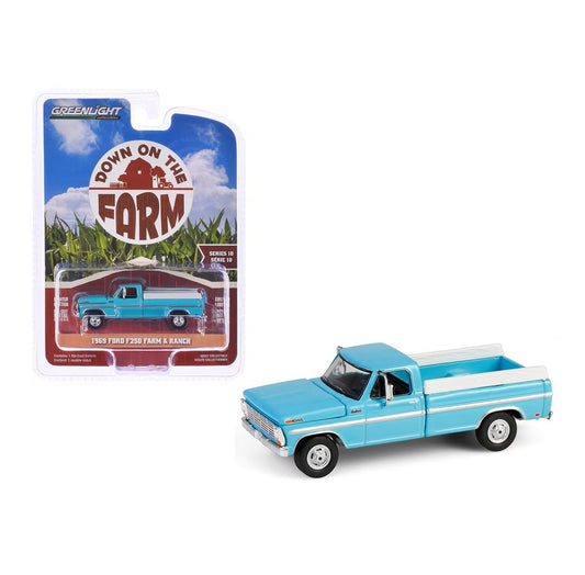 1969 Ford F-250 Farm & Ranch - Down on the Farm Series - Greenlight - Scala 1/64