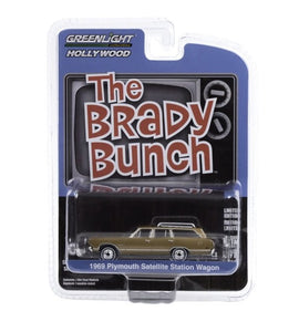 1969 Plymouth Satellite Station Wagon The Brady Bunch - Greenlight - Scala 1/64 Hollywood Series