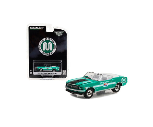 1970 Ford Mustang Mach 1 428 Cobra Jet "Michigan International Speedway Pace Car" - Greenlight - Scala 1/64