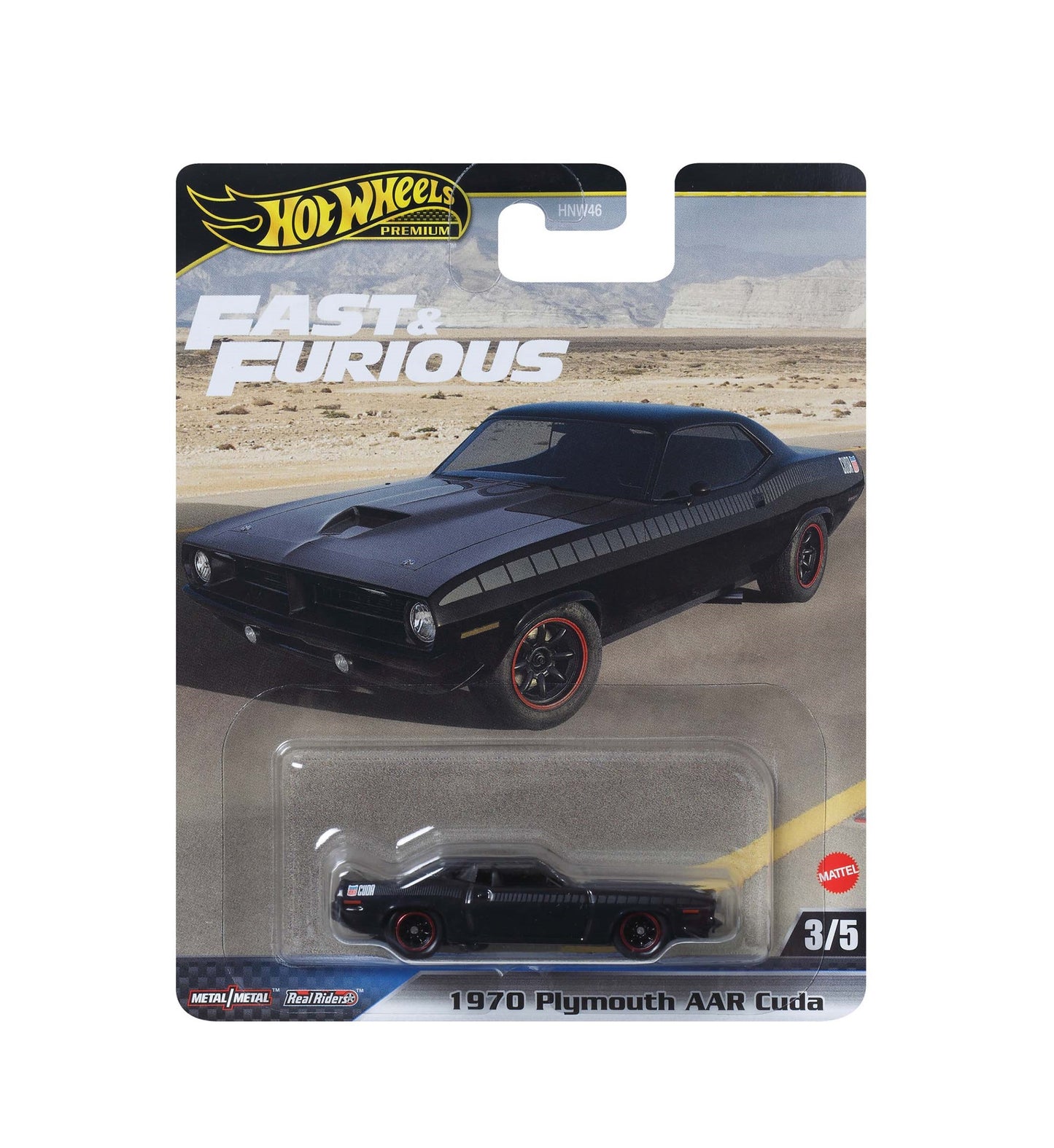 1970 Plymouth AAR Cuda Fast & Furious - Hot Wheels Premium - Scala 1/64