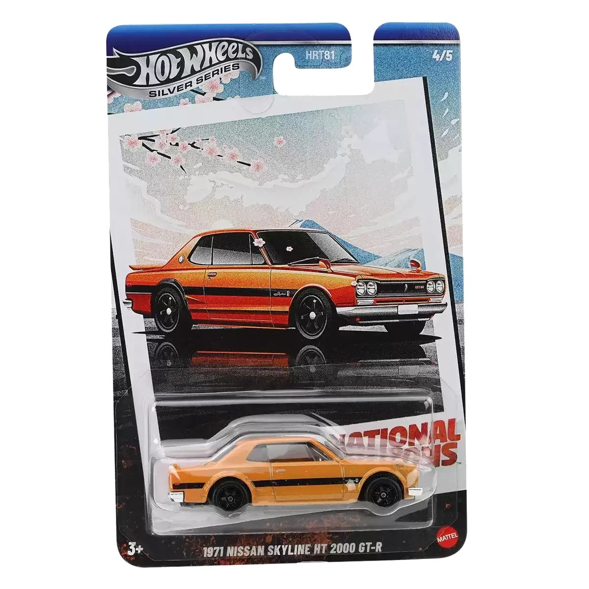 1971 Nissan Skyline HT 2000 GT-R - Silver Series National Icons - Hot Wheels - Scala 1/64 JBY89