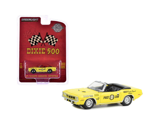 1971 Plymouth Barracuda Convertible "Dixie 500 Pace Car" - Greenlight - Scala 1/64