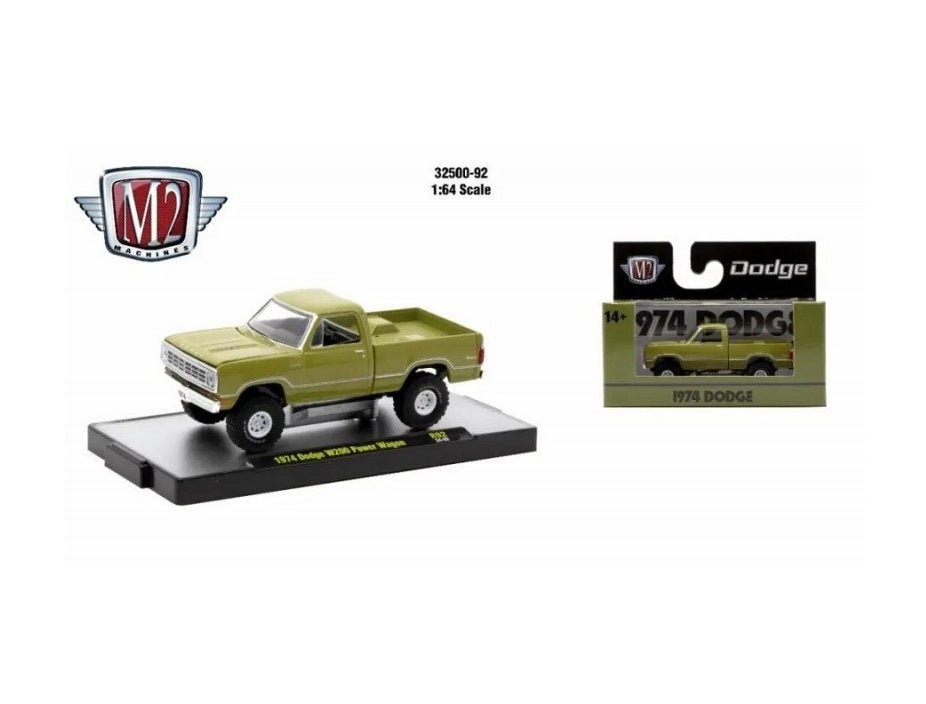 1974 Dodge W200 Power Wagon - M2 Machines - Scala 1/64