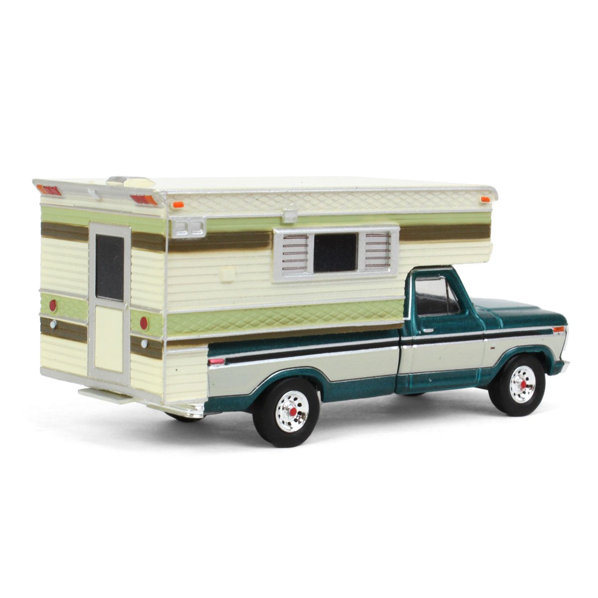 1978 Ford F-250 with Large Camper - Greenlight - Scala 1/64