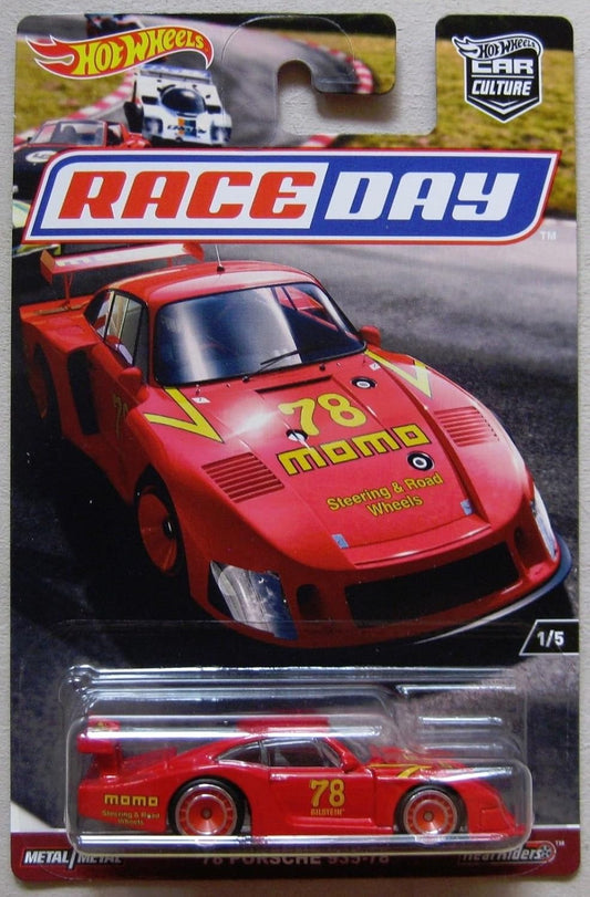 1978 Porsche 935-78 Momo #78 - Día de la carrera de cultura automovilística de serie - Hot Wheels - Escala 1/64