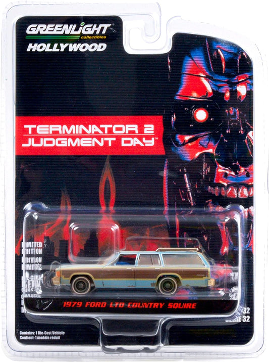 Ford LTD Country Squire 1979 Terminator 2 Judgment Day - Greenlight - Escala 1/64