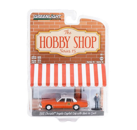 Chevrolet Tahoe LT 2022 Edición Texas con Hombre en Traje Serie Hobby Shop - Greenlight - Escala 1/64