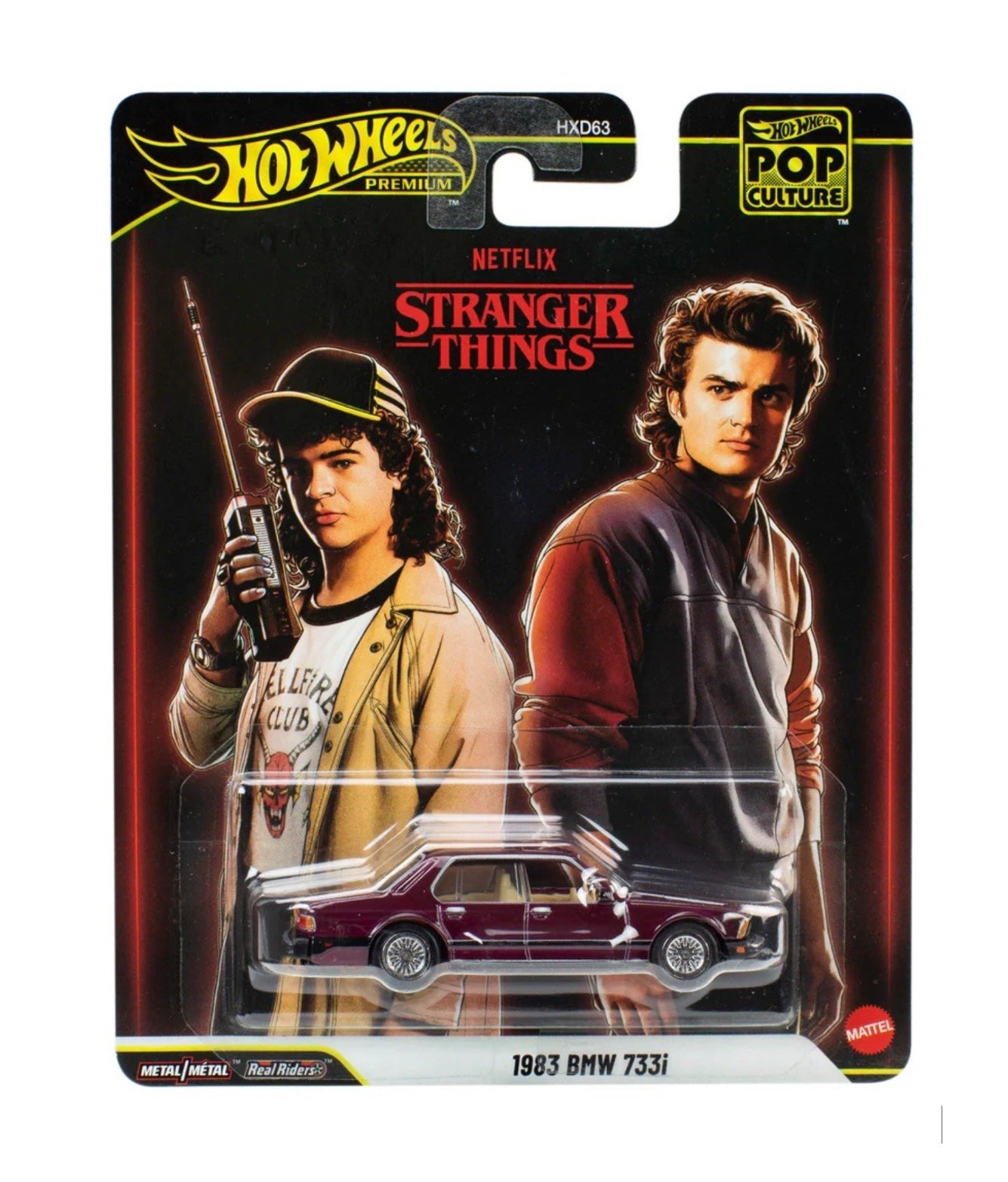 1983 BMW 733i Stranger Things - Hot Wheels Premium - Scala 1/64