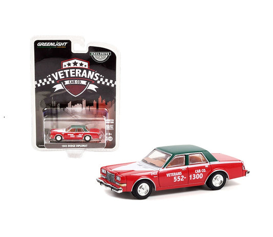 1983 Dodge Diplomat "Veteran's Cab Co." Taxi San Francisco (California) - Greenlight - Scala 1/64