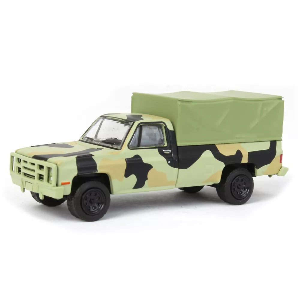 1939 Chevrolet Panel Van Segunda Guerra Mundial del Ejército de EE. UU. - Serie Batallón 64 - Greenlight - Escala 1/64