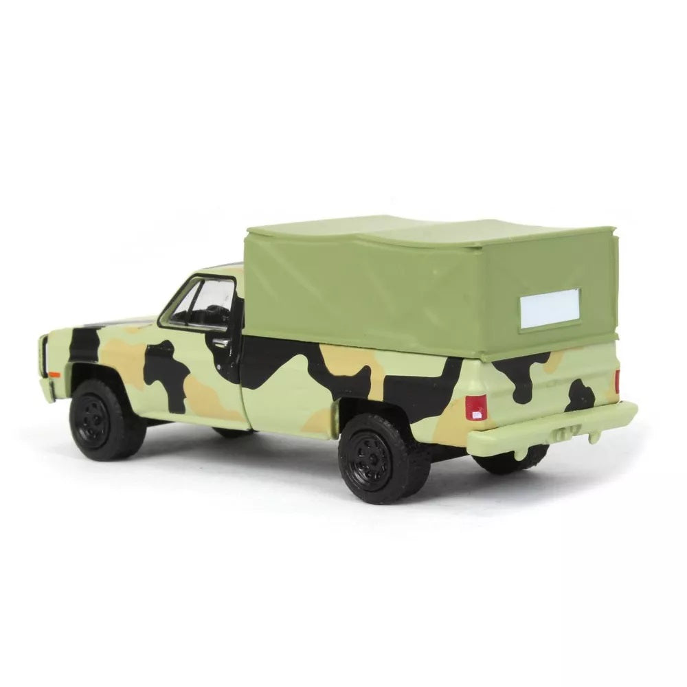 1939 Chevrolet Panel Van Segunda Guerra Mundial del Ejército de EE. UU. - Serie Batallón 64 - Greenlight - Escala 1/64